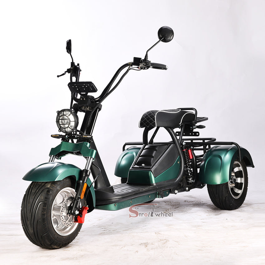 HM-3 2000W Motor 60V 20AH Battery Electric Tricycle Citycoco