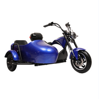 CP-4Pro 3000W Motor 60V 30AH Battery Electric Tricycle With Side Car