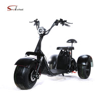 ES1003 1500W 60V 12AH Battery Tricycle Citycoco Motorcycle Scooter 3 Wheel