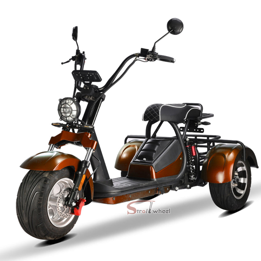 HM-3 2000W Motor 60V 20AH Battery Electric Tricycle Citycoco