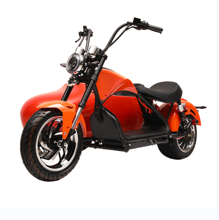 CP-4Pro 3000W Motor 60V 30AH Battery Electric Tricycle With Side Car