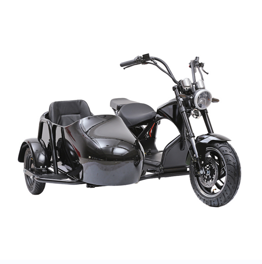 CP-4Pro 3000W Motor 60V 30AH Battery Electric Tricycle With Side Car