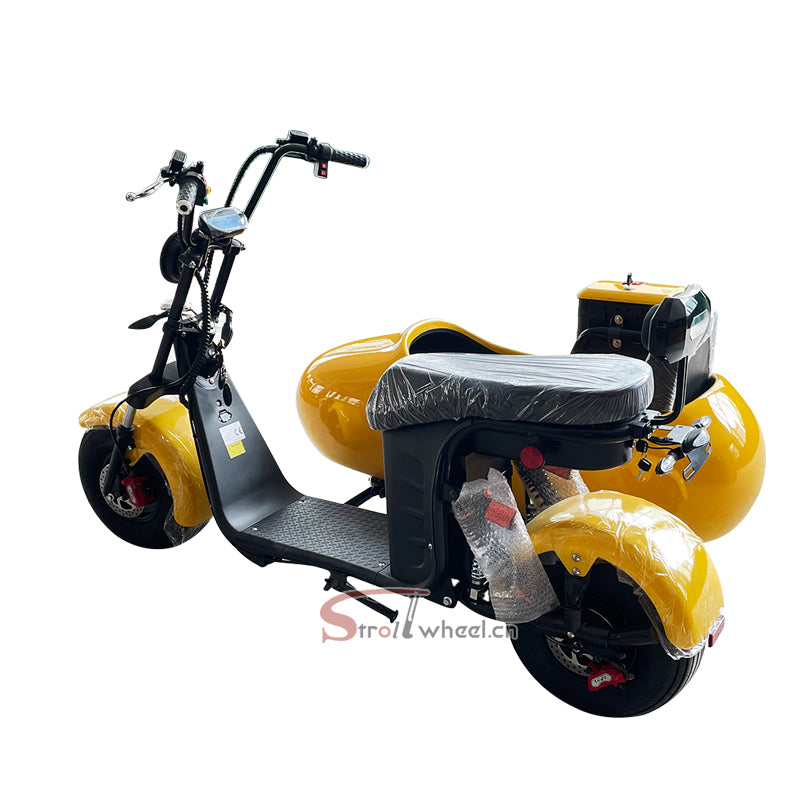 ES1003 Max 1000W Motor 60V 12AH Battery Electric tricycle With Side Car