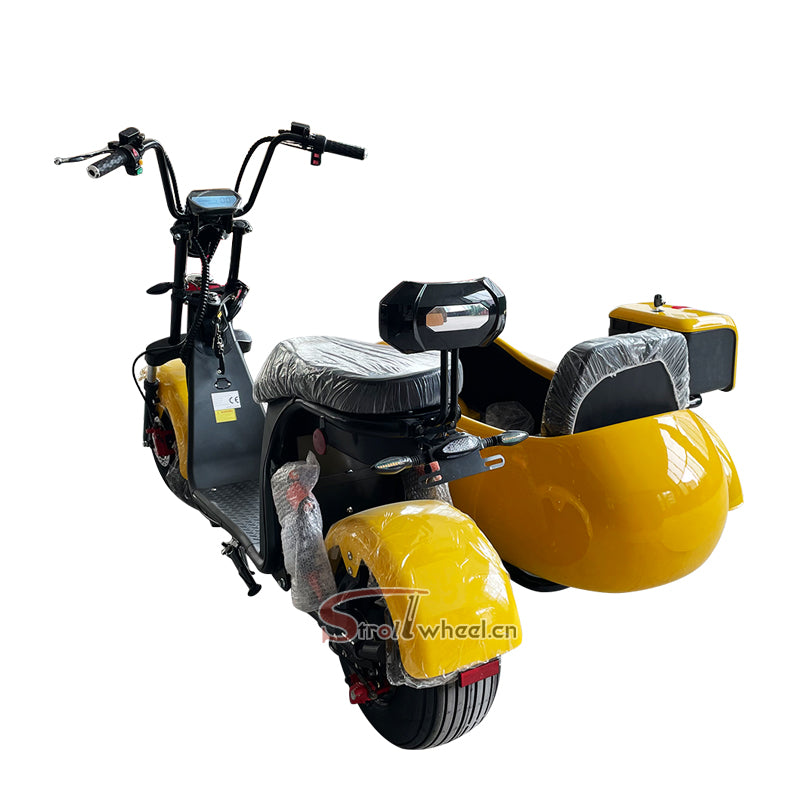 ES1003 Max 1000W Motor 60V 12AH Battery Electric tricycle With Side Car