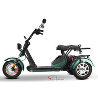 HM-3 2000W Motor 60V 20AH Battery Electric Tricycle Citycoco