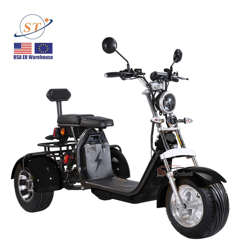 CP-3 2000W Motor 60V 20AH Battery Electric Tricycle Citycoco EU Warehouse