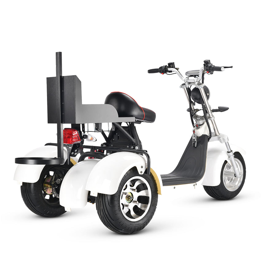 CP-3 Golf 2000W 60V 2*12AH Battery 3 Wheel Citycoco Golf Scooter