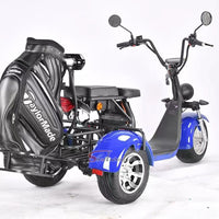 CP-3.0 Golf 2000W 60V 2*12AH Battery 3 Wheel Citycoco Golf Scooter