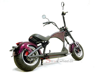 M1P 2000W Motor 30A battery with EEC COC approved electric Chopper scooter