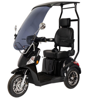 XL 650W 60V 20AH Battery Electric Mobility Scooter 3 Wheel